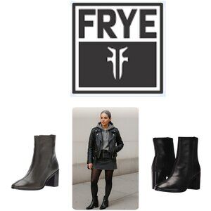 FRYE Women's Julia Bootie Boot Cognac Soft Nappa Lamb Size 10 $ 348